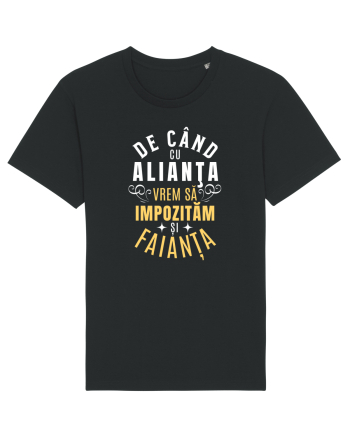 Alianța Impozitul și Faianța. Umor de criză Black