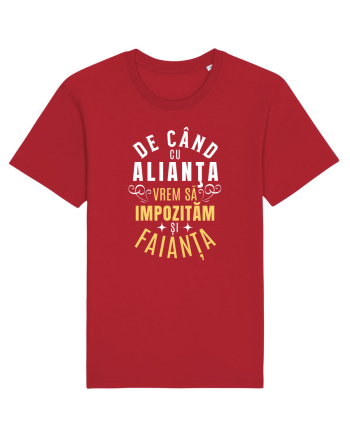 Alianța Impozitul și Faianța. Umor de criză Red
