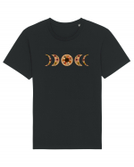 Moon Phases Tricou mânecă scurtă Unisex Rocker