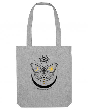 Mystical Moth Kindness is Magic Heather Grey