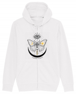 Mystical Moth Kindness is Magic Hanorac cu fermoar Unisex Connector