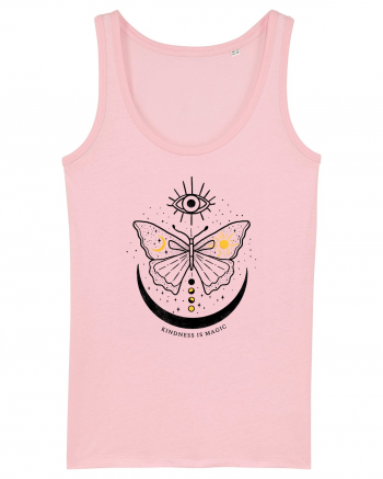 Mystical Moth Kindness is Magic Cotton Pink