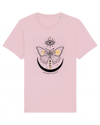 Mystical Moth Kindness is Magic Cotton Pink