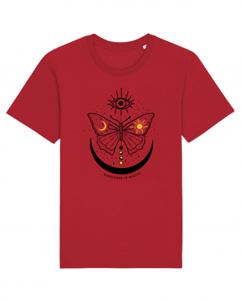 Mystical Moth Kindness is Magic Red