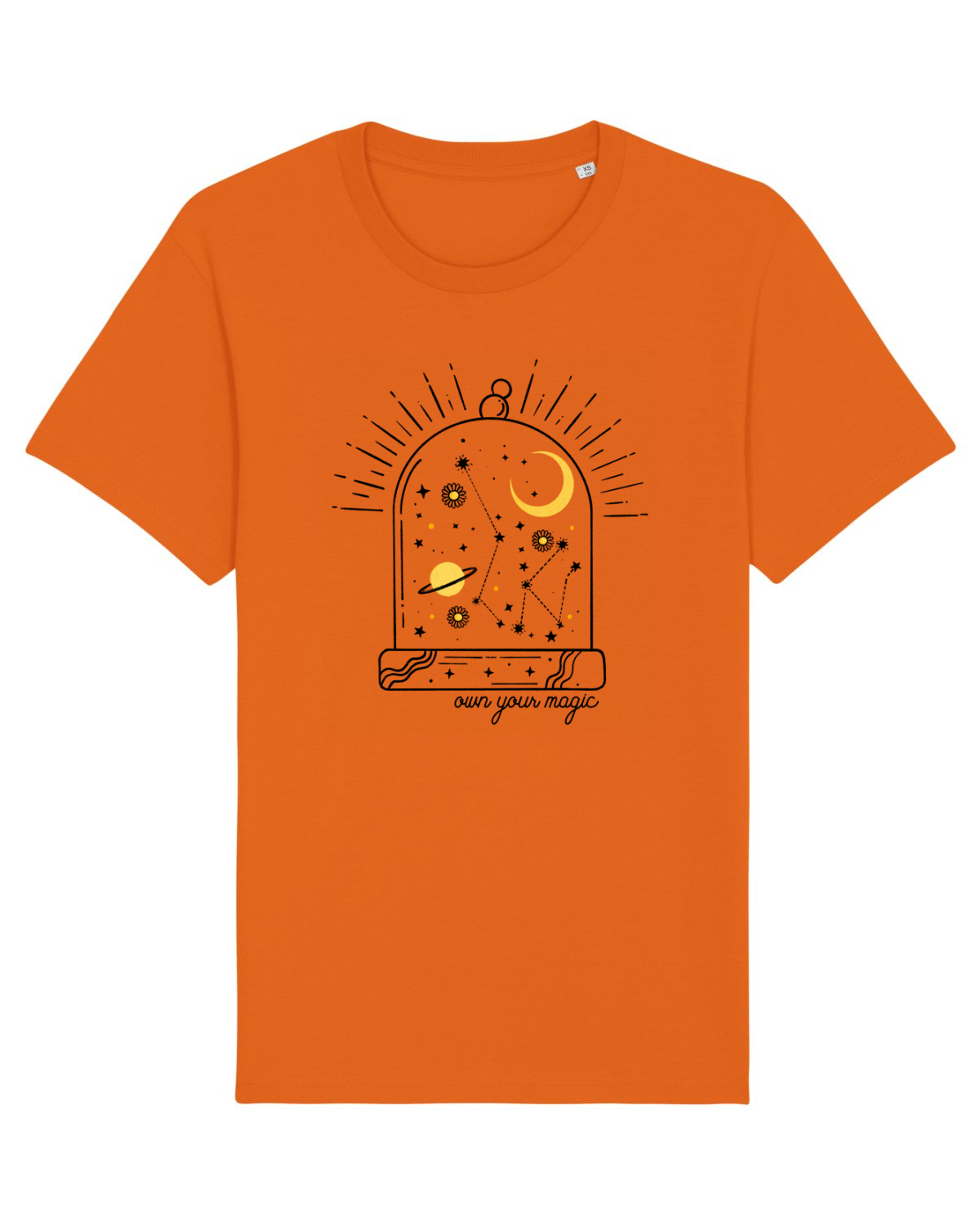 Tricou mânecă scurtă Unisex Rocker Bright Orange