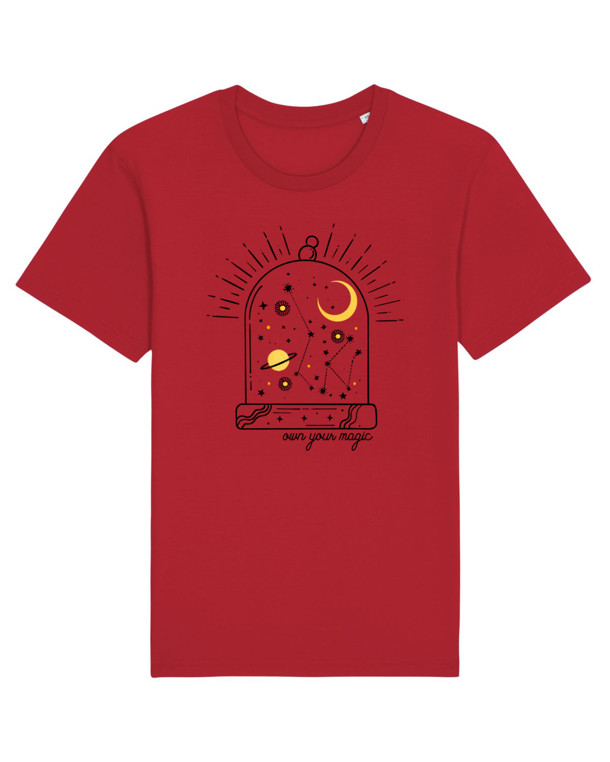 Tricou mânecă scurtă Unisex Rocker Red