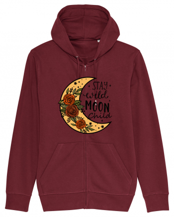 Stay Wild Moon Child Burgundy