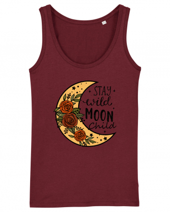 Stay Wild Moon Child Burgundy