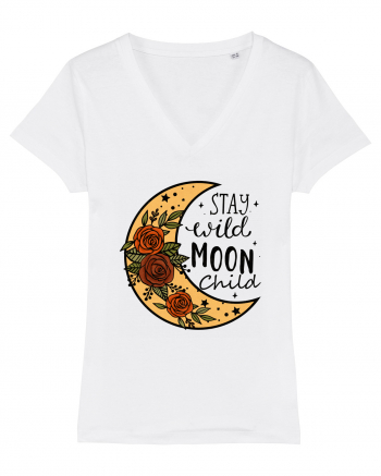 Stay Wild Moon Child White