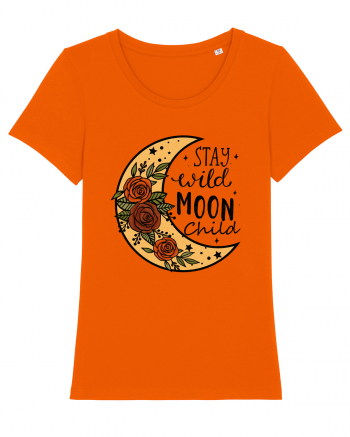 Stay Wild Moon Child Bright Orange