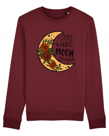 Stay Wild Moon Child Burgundy