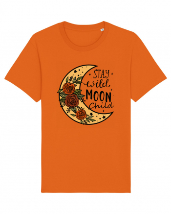 Stay Wild Moon Child Bright Orange