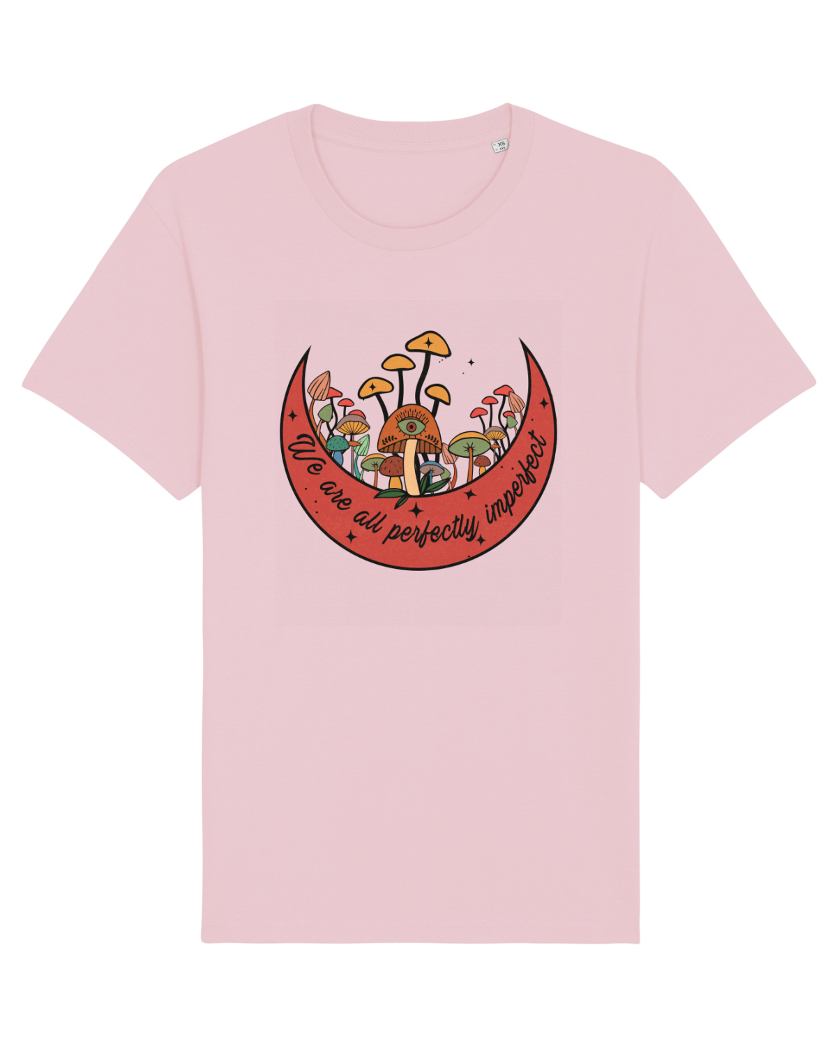 Tricou mânecă scurtă Unisex Rocker Cotton Pink