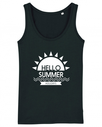 Hello Summer Holidays Black