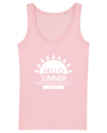 Hello Summer Holidays Cotton Pink