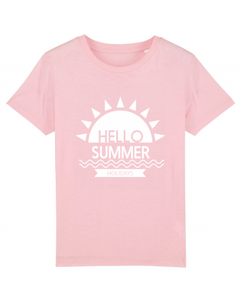 Hello Summer Holidays Cotton Pink