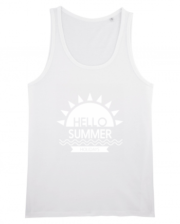 Hello Summer Holidays White