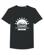 Hello Summer Holidays Tricou mânecă scurtă guler larg Bărbat Skater