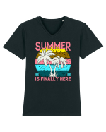 Summer Is Finally Here Tricou mânecă scurtă guler V Bărbat Presenter