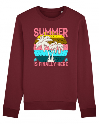 Summer Is Finally Here Burgundy