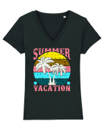 Summer Vacation Tricou mânecă scurtă guler V Damă Evoker