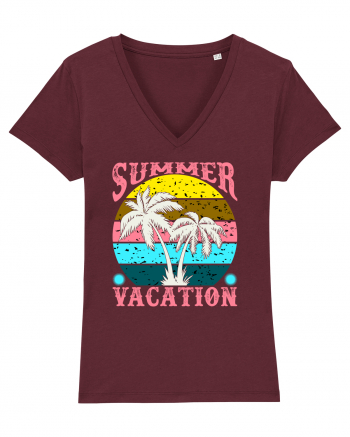 Summer Vacation Burgundy