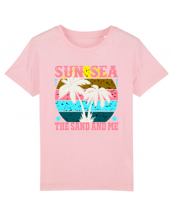 Sun Sea the Sand and Me Cotton Pink