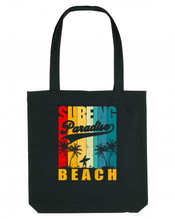 Surfing Paradise Beach Black