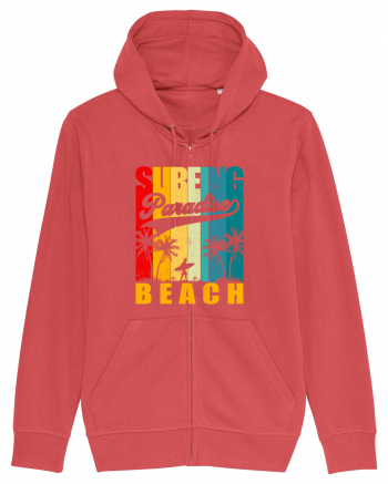 Surfing Paradise Beach Carmine Red