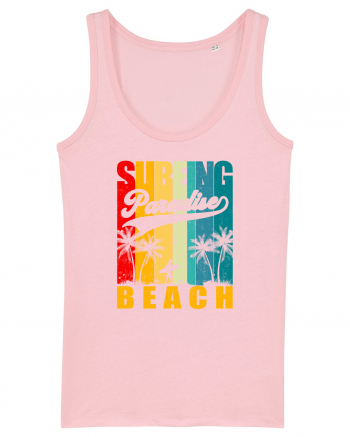 Surfing Paradise Beach Cotton Pink