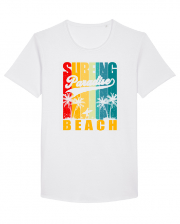 Surfing Paradise Beach White