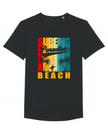 Surfing Paradise Beach Black