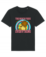 The Beach Fixes Everything Tricou mânecă scurtă Unisex Rocker