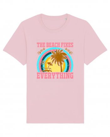 The Beach Fixes Everything Cotton Pink