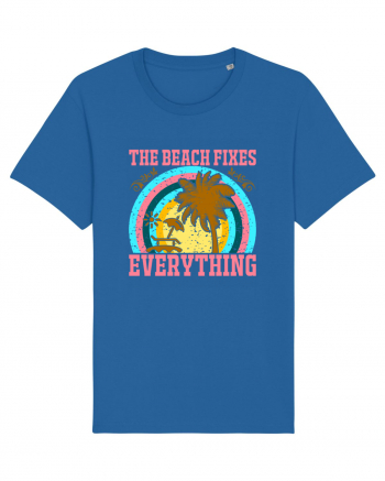 The Beach Fixes Everything Royal Blue