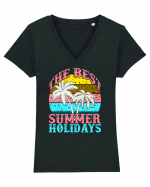 The Best Summer Holidays Tricou mânecă scurtă guler V Damă Evoker