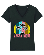 Vacay Mode Tricou mânecă scurtă guler V Damă Evoker