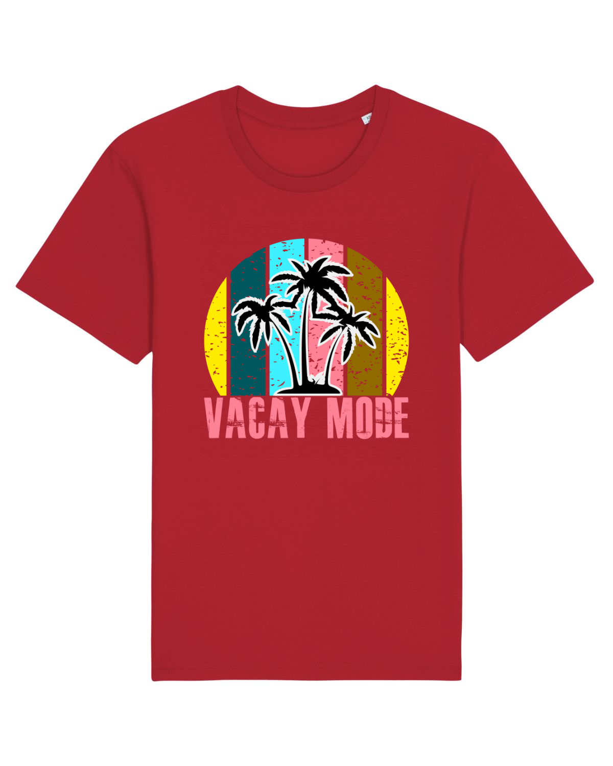 Tricou mânecă scurtă Unisex Rocker Red