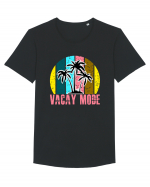 Vacay Mode Tricou mânecă scurtă guler larg Bărbat Skater