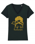 Balanta Tricou mânecă scurtă guler V Damă Evoker