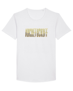 ABCDEFUCKOFF Tricou mânecă scurtă guler larg Bărbat Skater