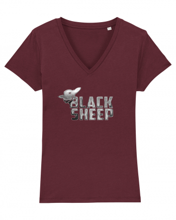 Black sheep (silver) Burgundy