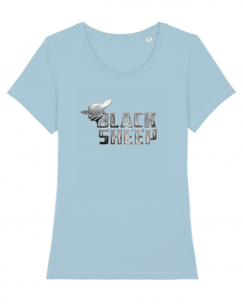 Black sheep (silver) Sky Blue