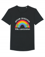 Four Seasons Total Landscaping Tricou mânecă scurtă guler larg Bărbat Skater