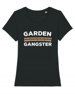 Garden Gangster Tricou mânecă scurtă guler larg fitted Damă Expresser