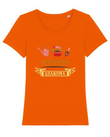 Gardening Grandma Bright Orange