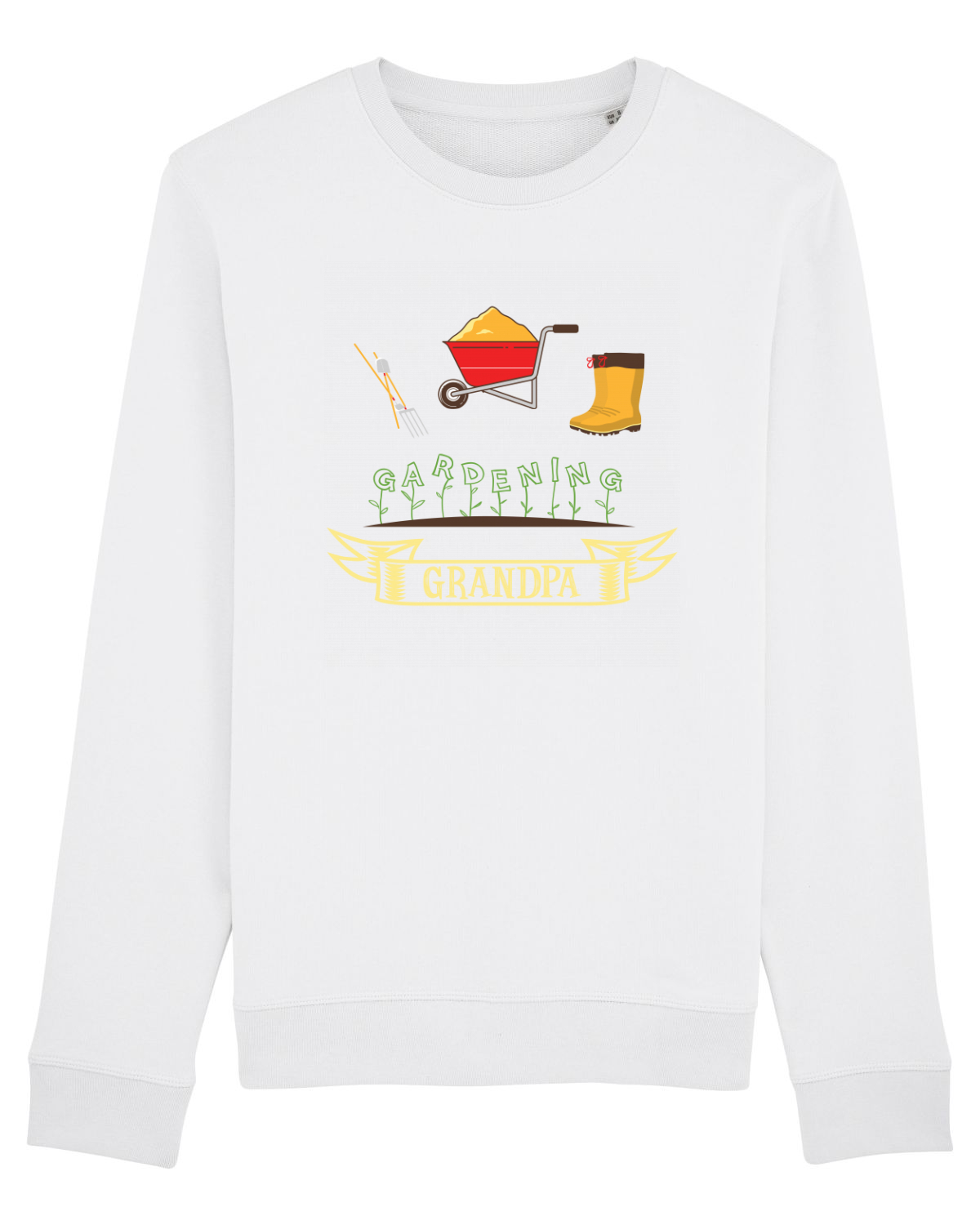 Bluză mânecă lungă Unisex Rise White