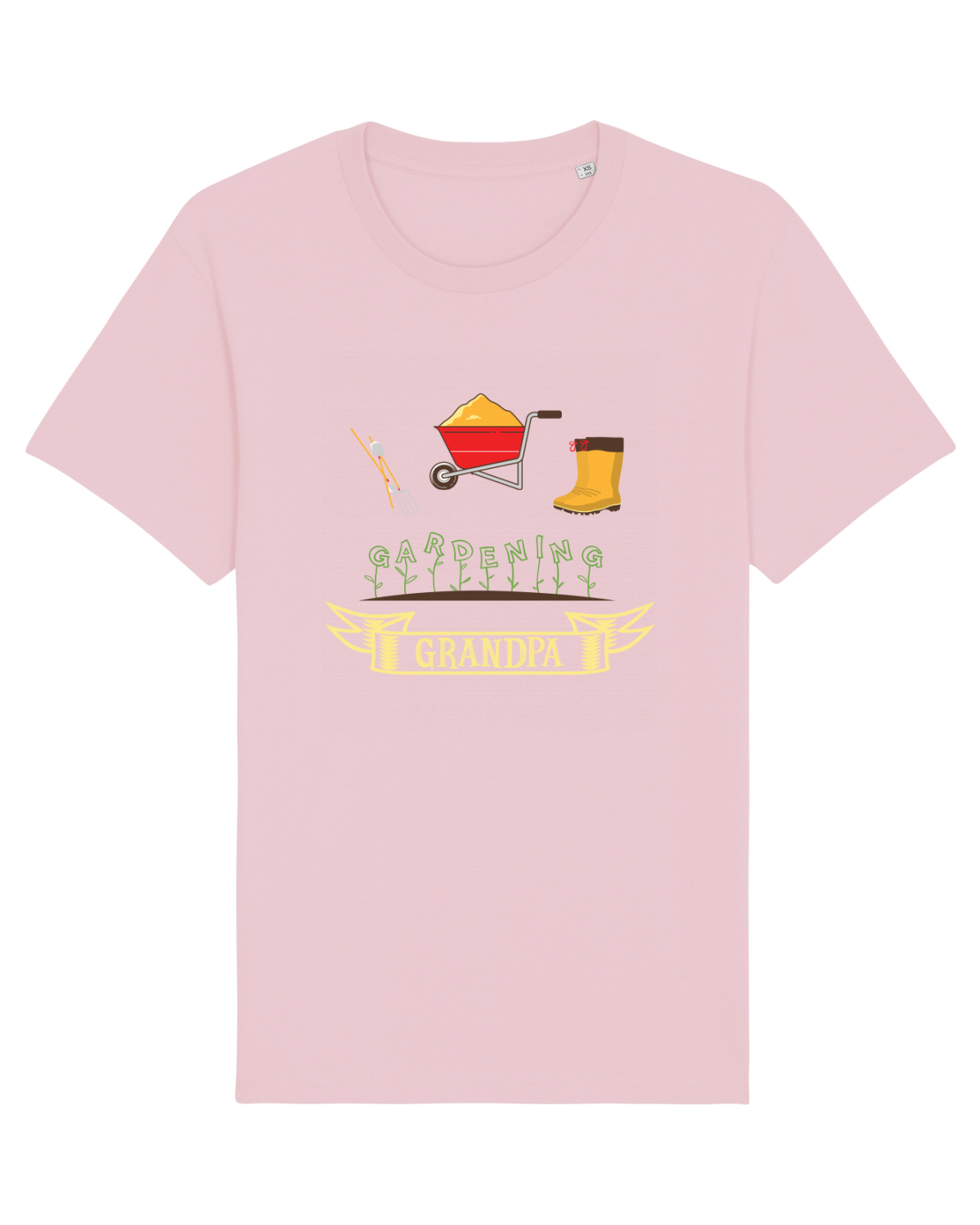 Tricou mânecă scurtă Unisex Rocker Cotton Pink