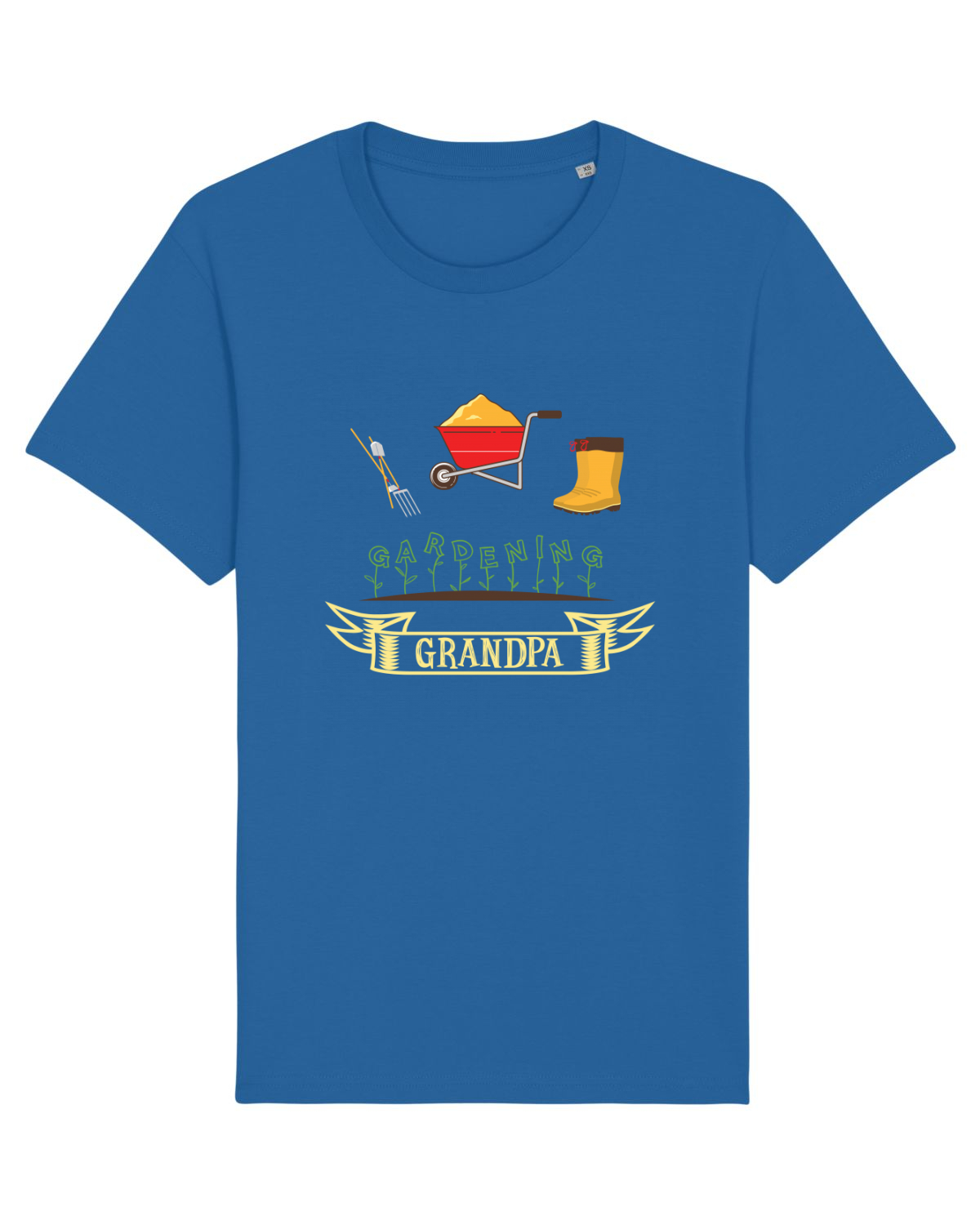 Tricou mânecă scurtă Unisex Rocker Royal Blue