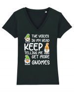 Get more gnomes Tricou mânecă scurtă guler V Damă Evoker